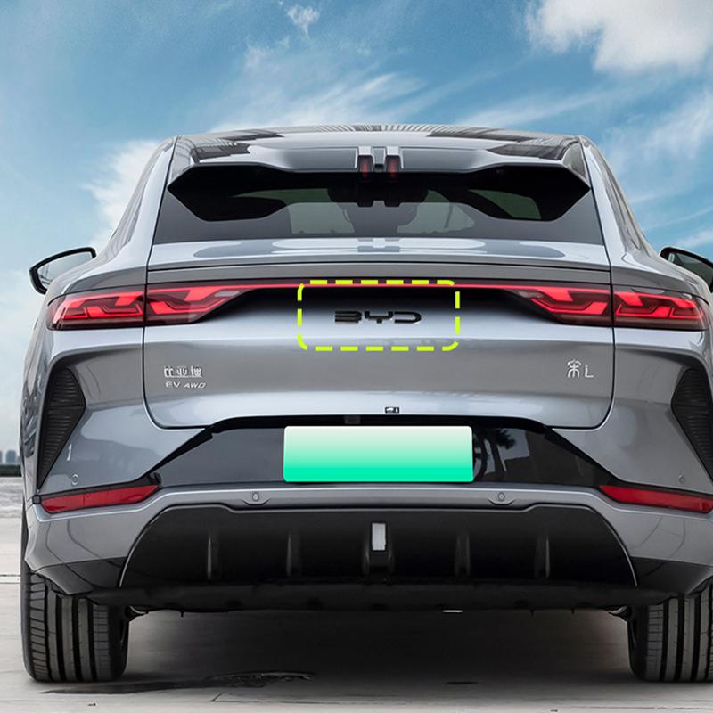 For BYD Song Plus DMI Black Front Emblem Modification Black Warrior Car Badge Covering Styles Logo Rear Vehicle Logo Sticker