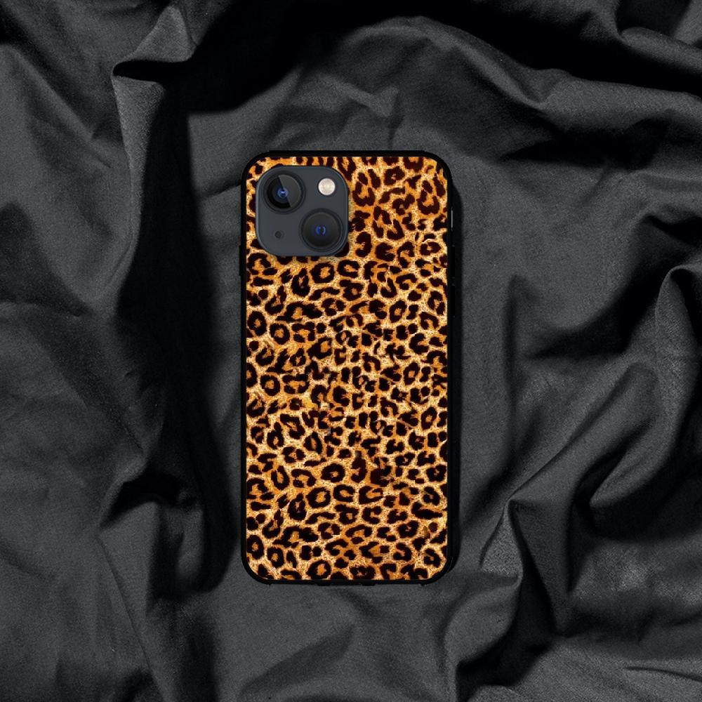 Leopard Pattern Art Phone Case For iPhone Samsung Galaxy Redmi Xiaomi Note S A 16 15 14 13 12 11 20 21 22 23 53 54 Pro Plus Ultra Silicone Cover