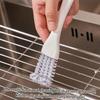 Ergonomic Professional Cage Maintenance Tool Double Side Scrubbing Head Reaches Tight Corners Stubborn Residues Remover