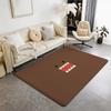 Video D Demo Floor Mat Eco  Flannel Doormat Non Slip Odorless Indoor Floor Rug Soft Short Plush Home Mat