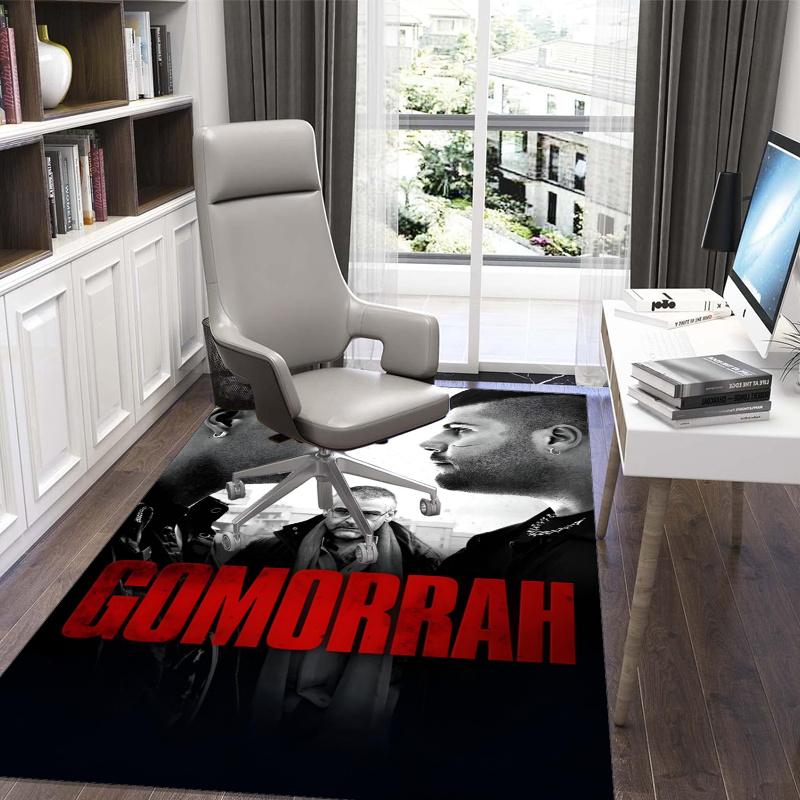 Gomorrah Printed Carpet, Rug for Office Chair Living Room Bedroom Kitchen Room Decor Gifts.