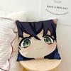 Anime Manga Art Chibi D-Demons S-Slayers Cushion Cover Soft Pillow Case For Sofa Living Room Home Office Decor Protective Covers