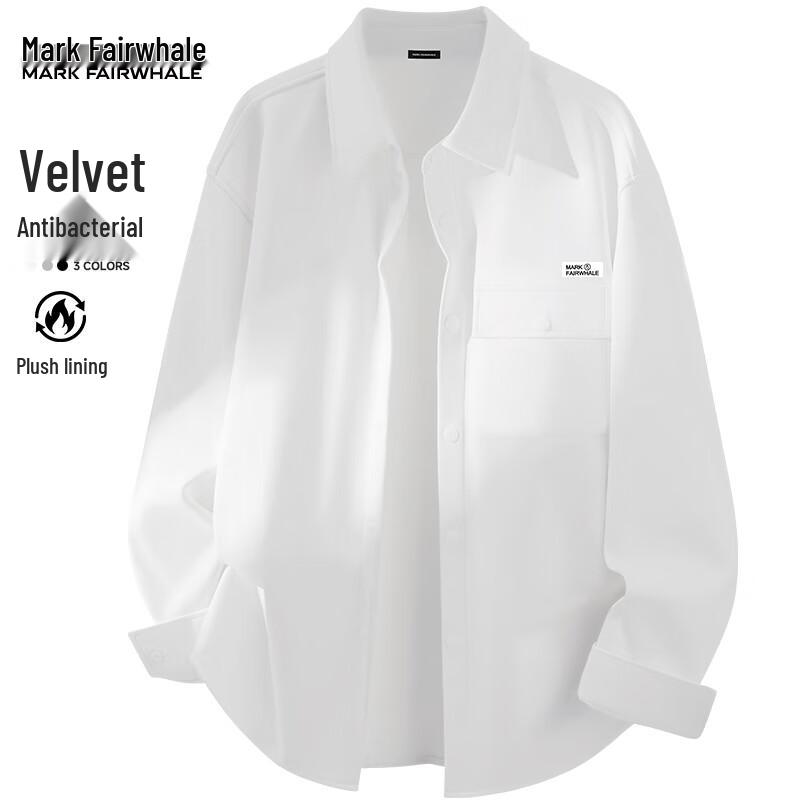 Mark Fairwhale Men s Winter Fleece-Lined 5A Anti-Bacterial Shirt XL