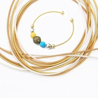 Cadena de barra de resorte de hierro de 20/90cm para DIY, collar, pulsera, fabricación de joyas, accesorios artesanales