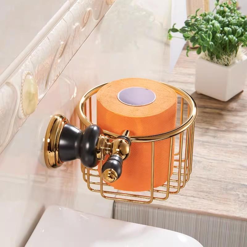 Brass Jade Towel Rack Gold Bathroom Shelf,Soap Holder Towel Rods,Towel Hanger Paper holder,Toilet Brush Holder Bathroom Hardware