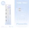 Multifunctional Mini Clip Jelly Color File Holder Note Organizer Adorable Desk Accessory for Papers Exam Sheets Cute Stationery