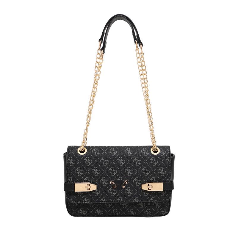 2025 European & American Retro Print Chain Shoulder Bag: New Light Luxury Women's Crossbody & Commuter Underarm Bag