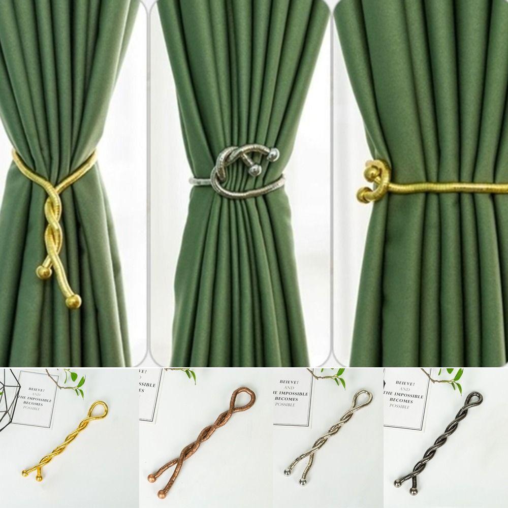 New Arbitrary Shape Curtain Buckle Twistable Easy To Use Curtain Tiebacks Durable Curtain Holdback