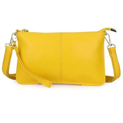 Women Genuine Leather Day Clutches Candy Color Shoulder Bag Women's Fashion Crossbody Bags Small Ladies Hand Bags Clutch Bolsos