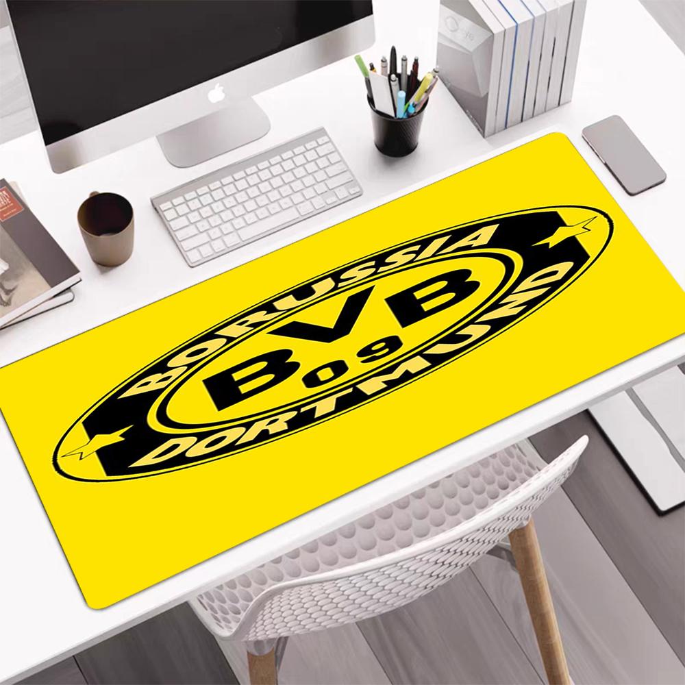 Borussia Dortmund Thema Mauspads, Rutschfeste Gummiunterseite, Multifunktionales Büro- & Wohnaccessoire, Perfekt zur Personalisierung des Arbeitsplatzes.