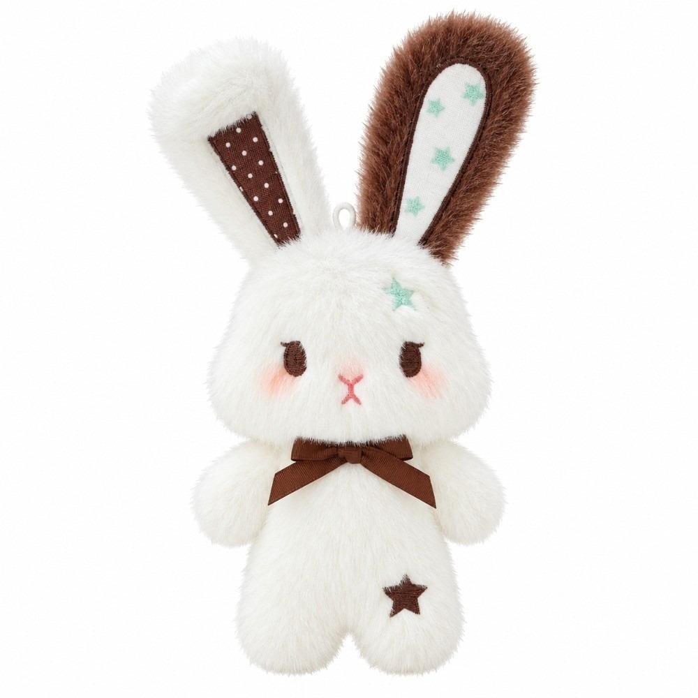 Miniature Size Fluffy Bunny Pendant Soft Astrology Bunny Keychain Daily Companion