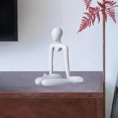 Denker Abstrakte Skulptur Dekorative Figurine Sammeln Figur Statue Tabletop Ornament für