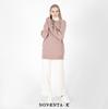NOVENTA-K Wholegarment Round Knit Pink Beige