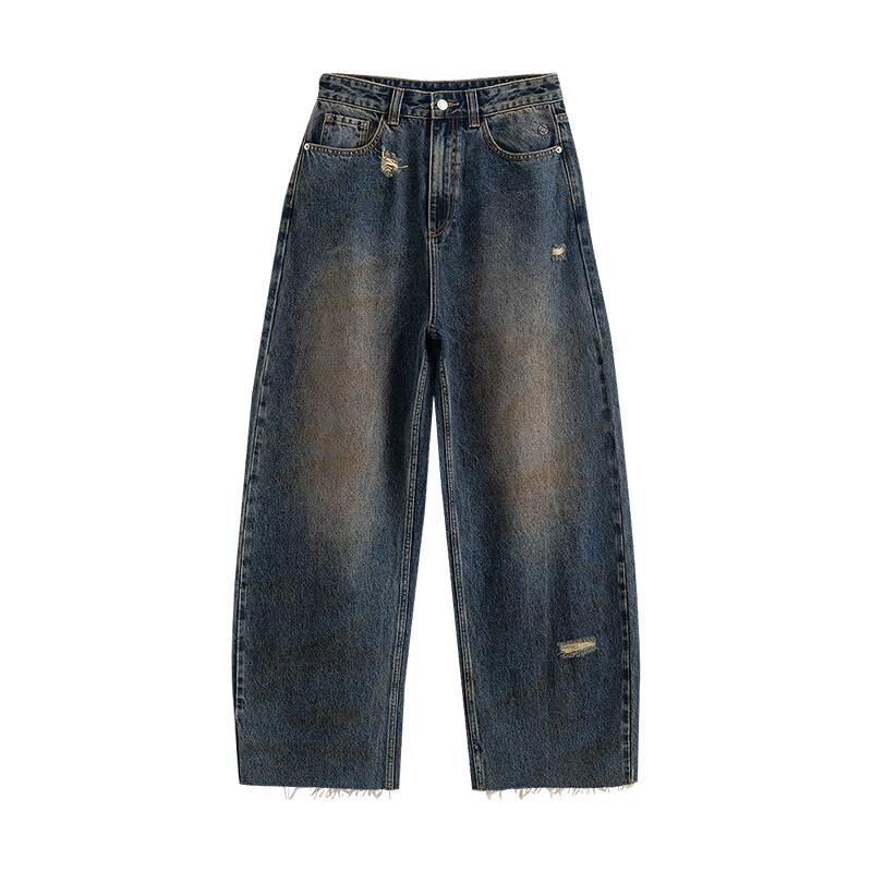 Chuyu Liberté Series Ripped Wasteland Style Women's Jeans
