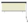 Outdoor Roller Blind 160 x 250 cm Cream