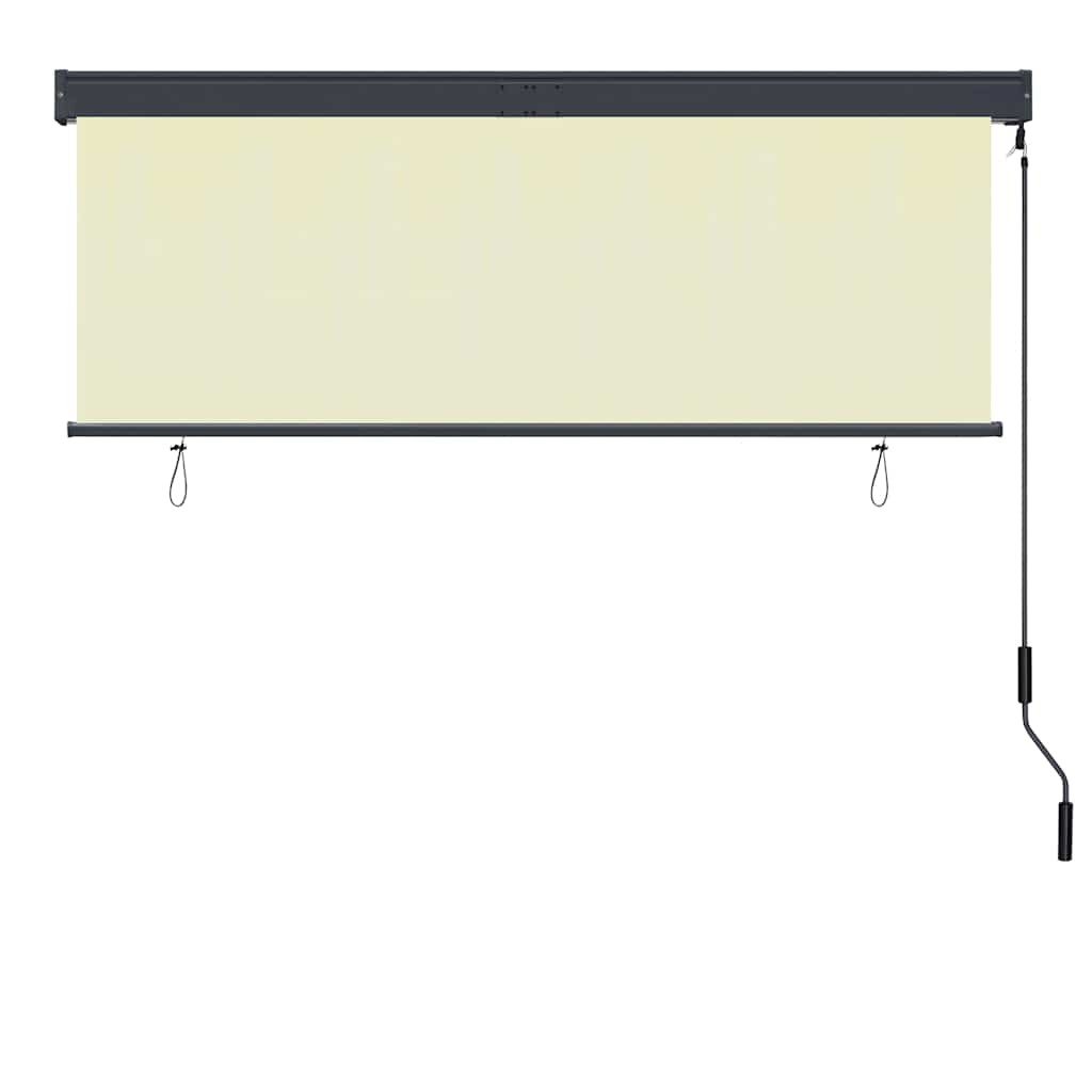 Outdoor Roller Blind 160 x 250 cm Cream