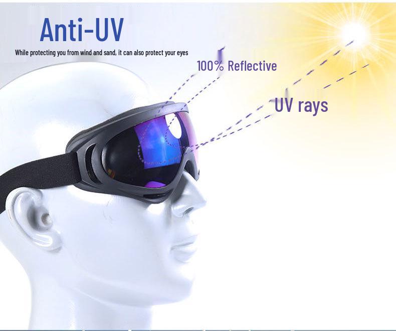 Outdoor UV Protection Off-road Motorcycle & Ski Goggles