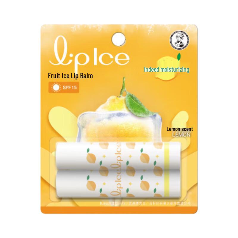 Mentholatum Fruity Ice Lip Balm - Lemon (2-Pack)