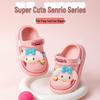 Sanrio Kids' Cute Non-Slip Clog Slippers for Girls - Soft Sole Indoor/Outdoor Summer Shoes