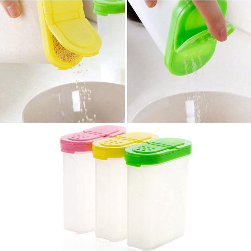 Clear Spice Jars Clear Spice Jars Double Lid Kitchen Storage