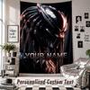 Custom Tapestry Wall Hanging, Predator Personalized Name Text Home Wall Decor