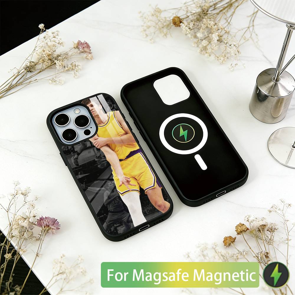 Basketball Austin Reaves Phone Case For iPhone17,16,15,14,13,12,11 Plus,Pro Magnetic For Magsafe Wireless Charging