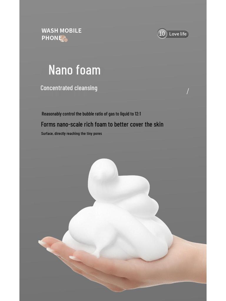 Wall-Mounted Smart Soap Dispenser: Digital Display, Touchless Foam, Rechargeable