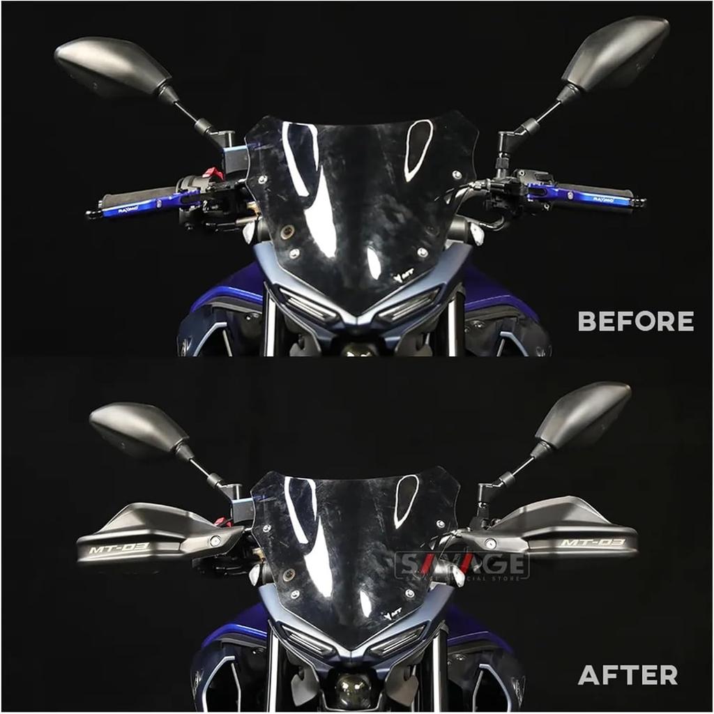 Motorcycle Handguard MT-03 Handlebar Handguard Shield Fit for Yamahaa MT03 MT25 2015-2023 Motorcycle Accessories Hand Guard Wind Deflector Lever