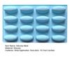 Silicone Baking Mold 16 Cavity Oval Chocolate Mold Non-Stick Freezer Oven Safe Dessert Mold Baking Supplies for Cake Jello Ice Cream