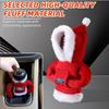 Christmas Styling Car Gear Shift Lever Cover Sweatshirt Gearshift Cover Decoration For Ford Focus Mustang Fiesta Kuga MK3 Ranger