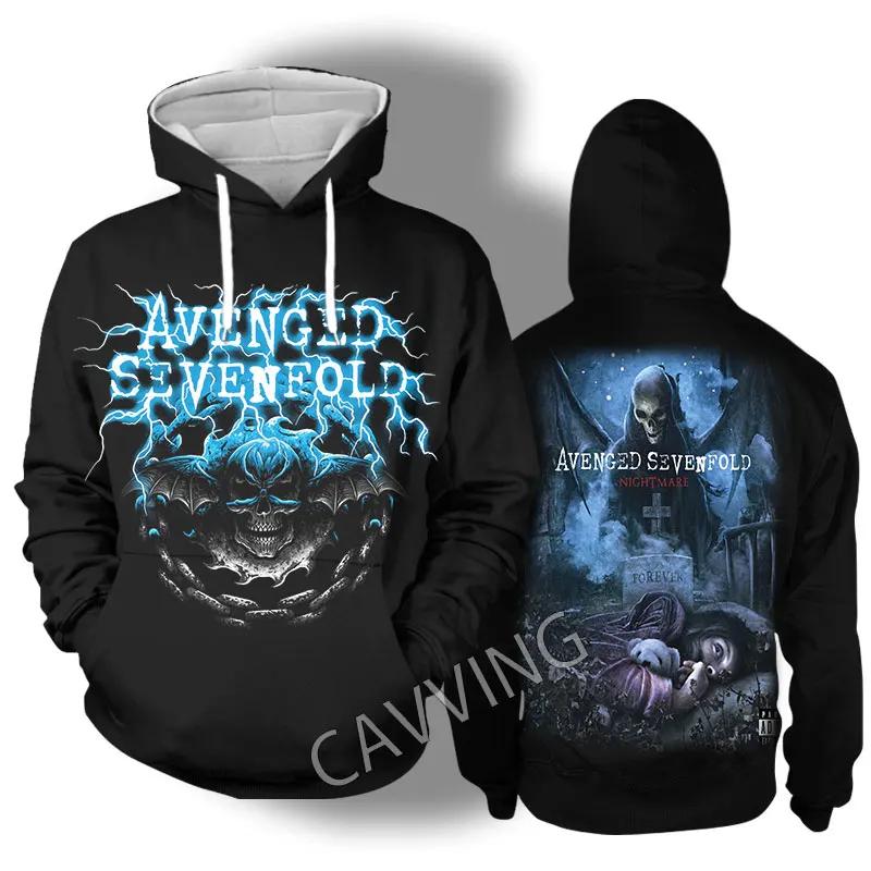 2024 Avenged Sevenfold Rock  3D Printed Fashion Hoodies Sweatshirts Harajuku Hoodie Sweatshirts Tops Clothing for Women/men S