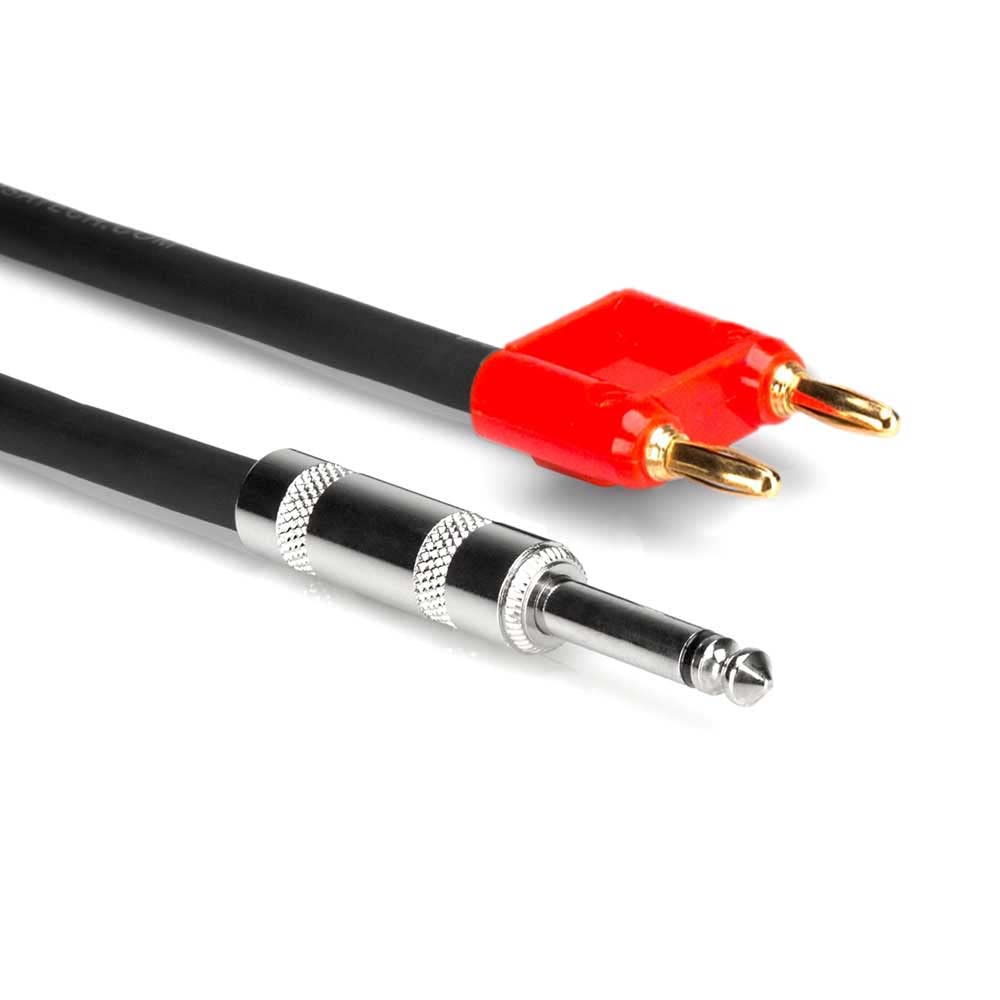 

Hosa SKJ-610BN 3m Mono Phone Male to Dual Banana Plug Speaker Cable