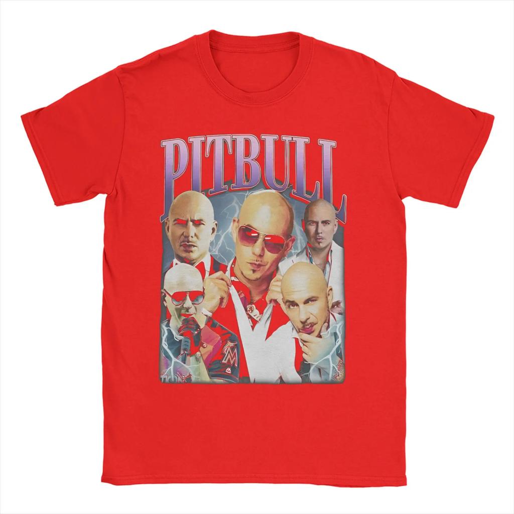 Lustiges Pitbull Rapper T-Shirt für Männer Frauen Rundhals Baumwolle T-Shirt Mr Worldwide Kurzarm T-Shirt Geburtstagsgeschenk Kleidung
