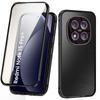 Case for Xiaomi Redmi Note 15 Pro Plus 5G / Poco M8 Pro 5G, Magnetic Dual Glass, Black