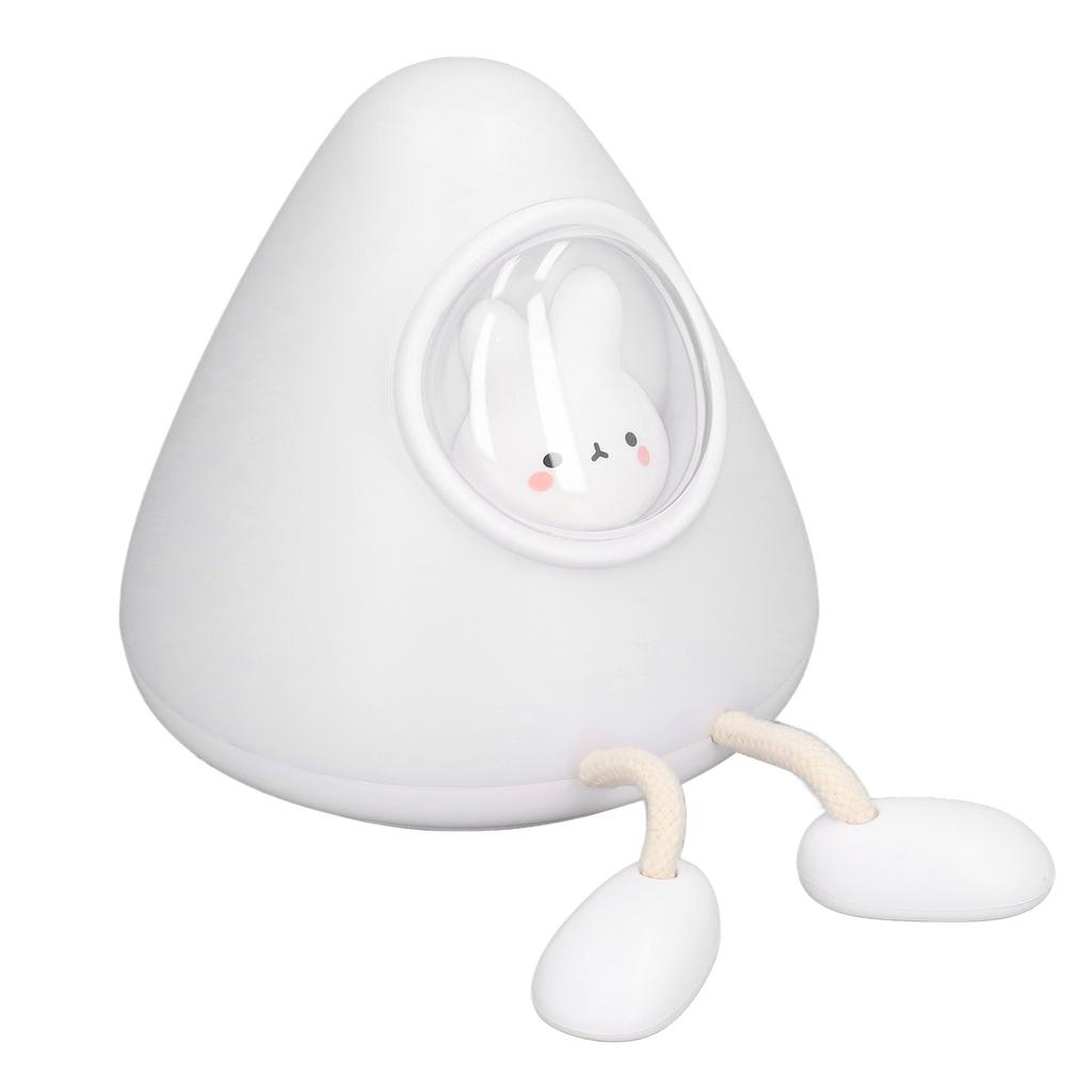Luz Noturna Infantil Design Cápsula Espacial Fofa Luz Quente Suave Modo Duplo Controle Fácil Luz Noturna para Bebê para Quarto Escritório