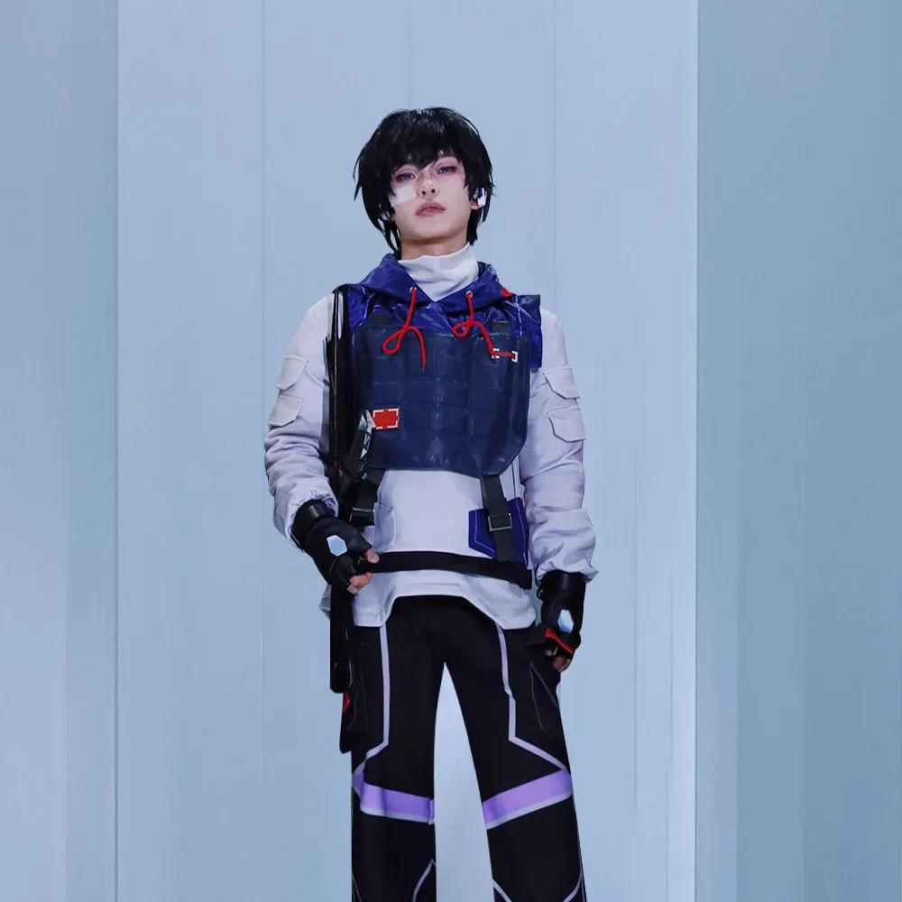 ISO Cosplay Game VALORANT Costume Wig Halloween Anime Clothes Uniform
