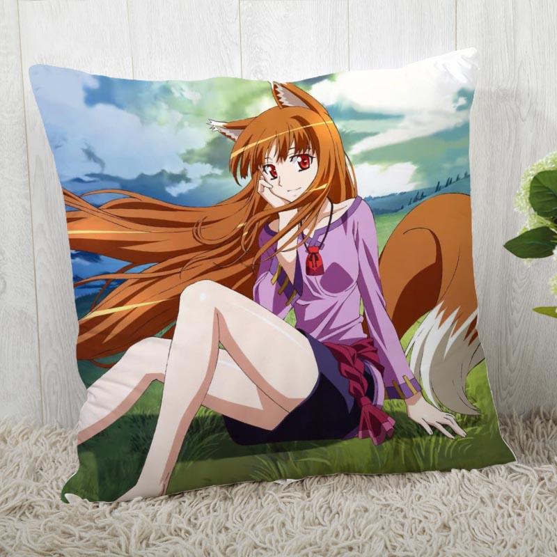 Spice And Wolf Pillow Cover Customize Pillow Case Modern Home Decorative Pillowcase For Living Room 45X45Cm A19.12.13