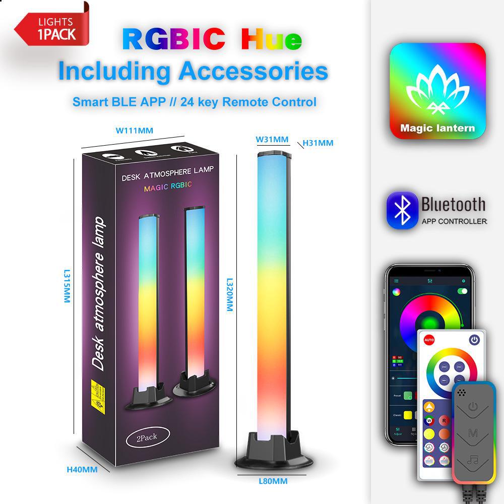 

Трансграничное граффити WiFi музыка светодиодная атмосфера свет для игр и ТВ Bluetooth version, single pack