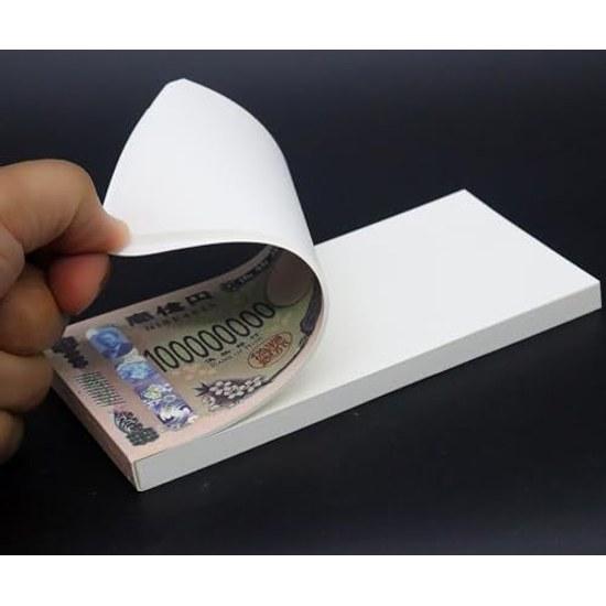 100 Million Yen Stack Bills Memo Pad Shibusawa Eiichi Banknotes Novelty Goods Made Japan Stationery Parody Party Prize Money 1 Billion Toy Single Item