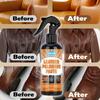 Universal Leather Care Kit:Gloss Spray for Polishing Leather,Plastic Restorer for Car Seats,Restores Shine,Suitable for Colored