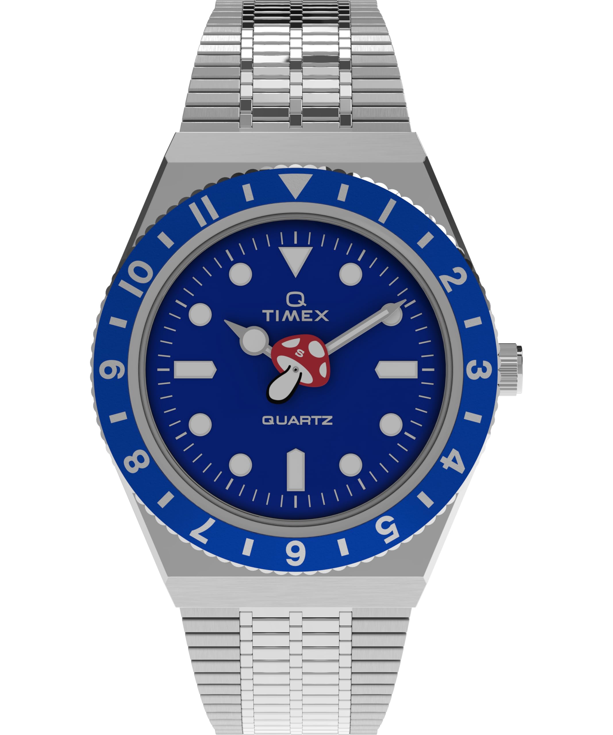 Timex Watch Quartz 50M Water Resistant Mineral Glass Blue Dial TW2Y48200 [TIMEX] Second-Second Men s [Used] синий