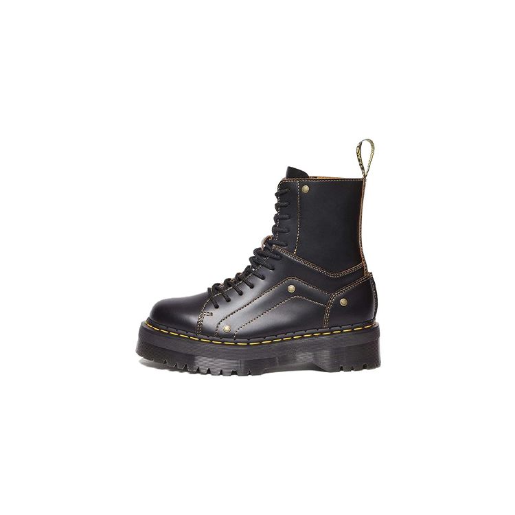 Dr. Martens Leather Casual Comfortable Mid-Calf Boots Women boots Black 31211001
