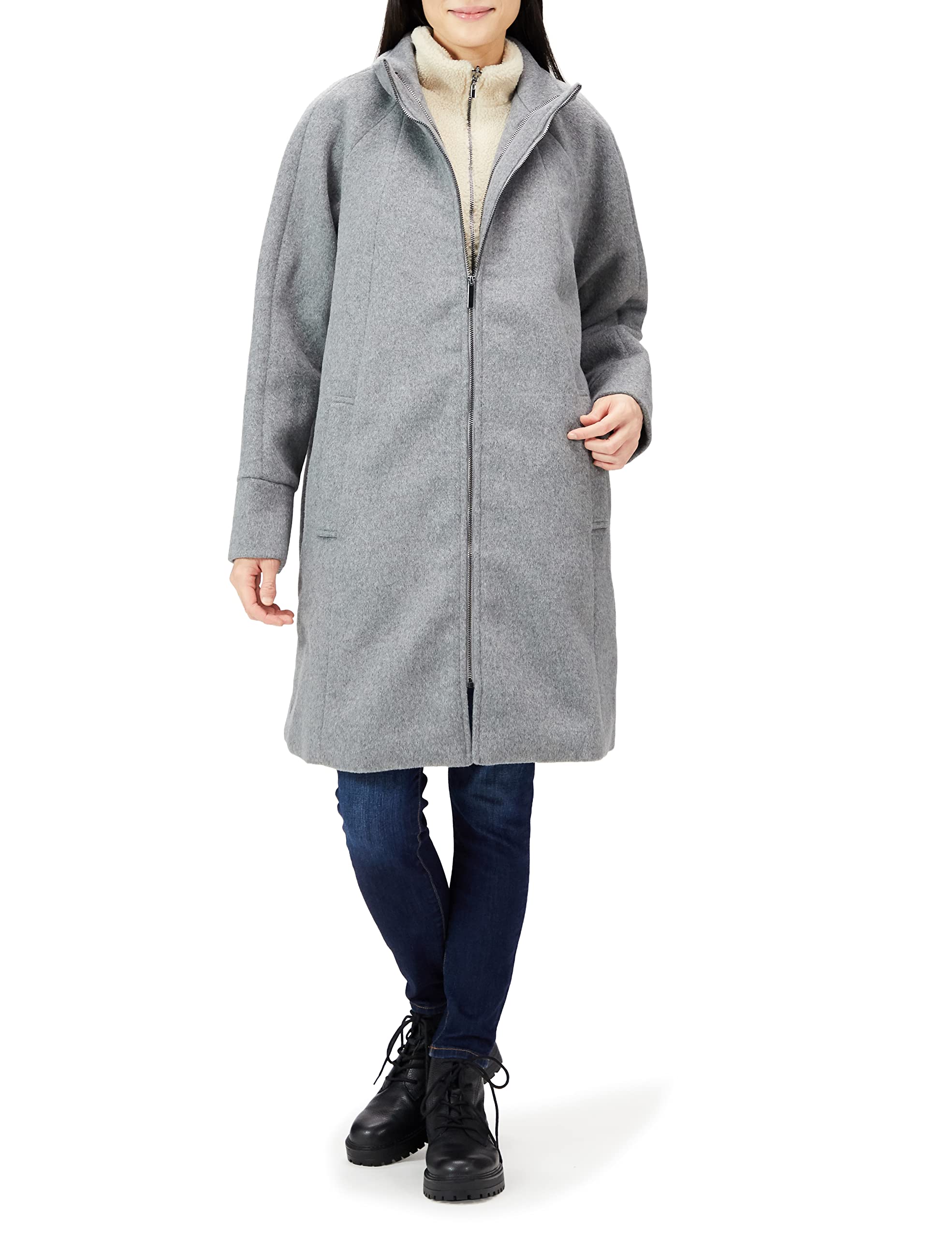 

Baby carrier compatible maternity XS [Seraphin] Coat, coat, Women s SB-122, Gray, (UK6) сірий колір