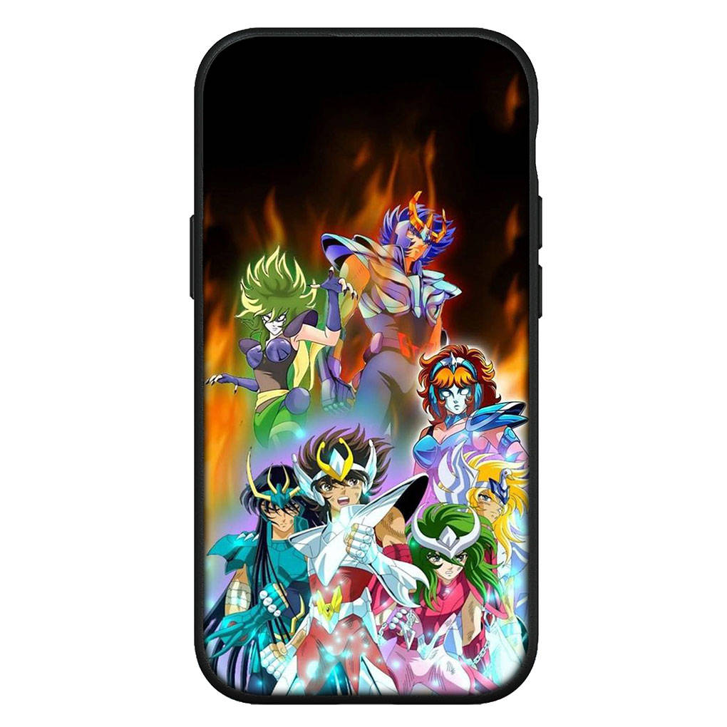 Cover for iPhone 16 15 Xiaomi Redmi Note 14 13 12 11 Pro Max X 8 9 16e Samsung Galaxy S25 S24 S23 Moto A4 G54 OPPO Huawei Anime Saint Seiya Phone Case