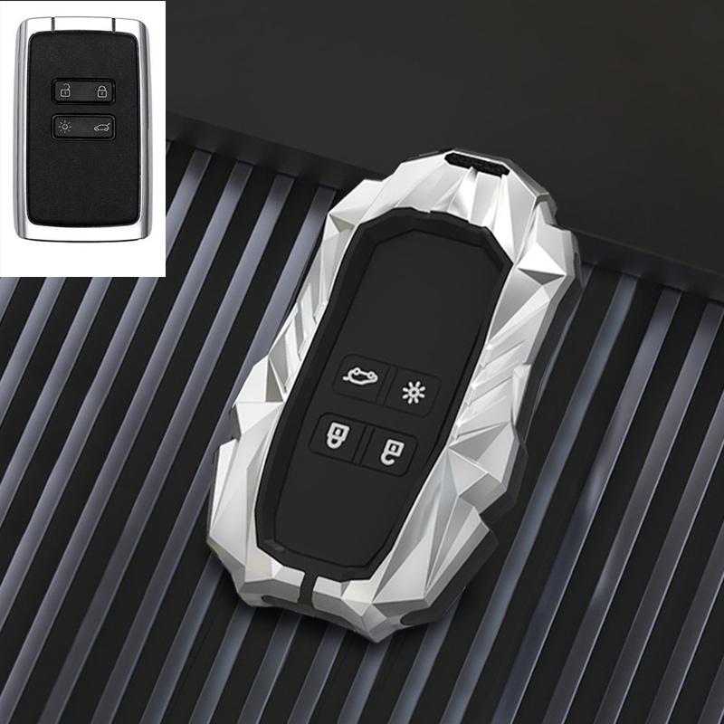 Zinc Alloy Car Key Cover For Renault Megane 3 4 Kadjar Captur Koleos Espace Clio Scenic 4 Arkana Smart Remote Protect Case