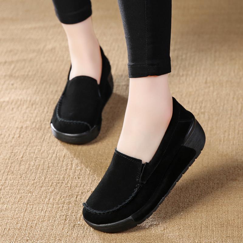 Spring Autumn Loafers Women Flats Fashion Flat Platform Shoes Female Loafers Slip On Women's Ladies Shoes