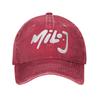 Milo J Logo Sun Baseball Cap  Couple Women Custom DIY Trucker Hat Summer Classic Tennis Skate Adjustable Baseball Caps