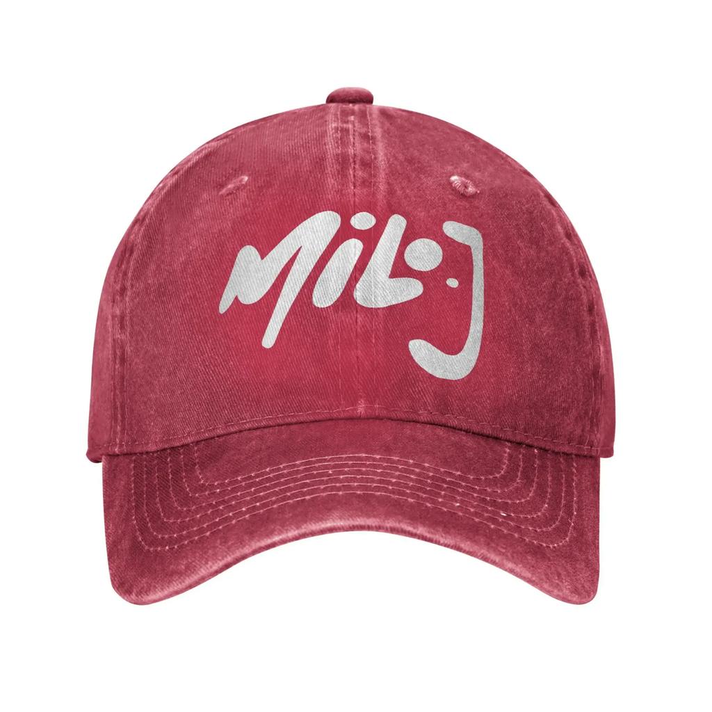 Milo J Logo Sun Baseball Cap Couple Women Custom DIY Trucker Hat Summer Classic Tennis Skate Adjustable Baseball Caps