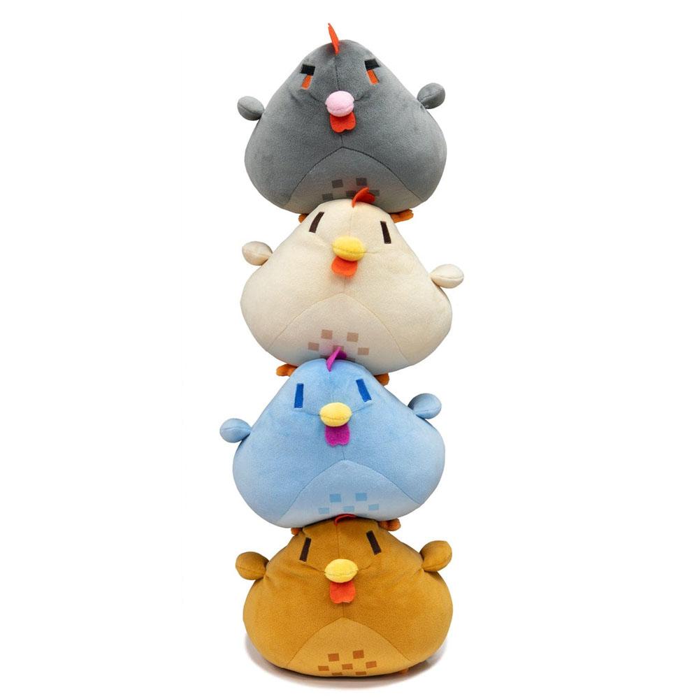 20cm Soft Chicken Plush Toy Cartoon Chicken Game Toy Soft Animal Chicken Pillow for Kids Accompany Toy Room Decor