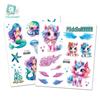 Children's Glitter Mermaid & Unicorn Waterproof Tattoo Stickers